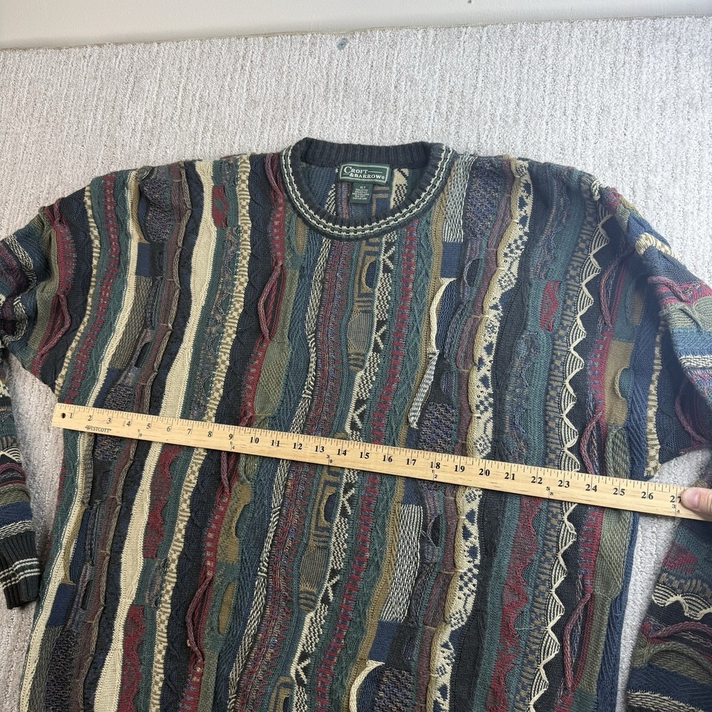 Vintage Croft & Barrow Knit Sweater Size XLT Coogi Style - Picture 6 of 6